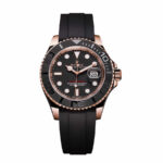 Rolex Yacht-Master 40 116655 SATS Rose Gold Automatic Rubber Black Dial