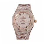 Audemars Piguet Royal Oak Iced Out Rose Gold Replica