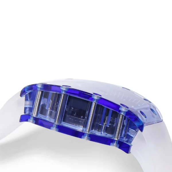 Richard Mille 35-01 Blue White Rubber Bracelet