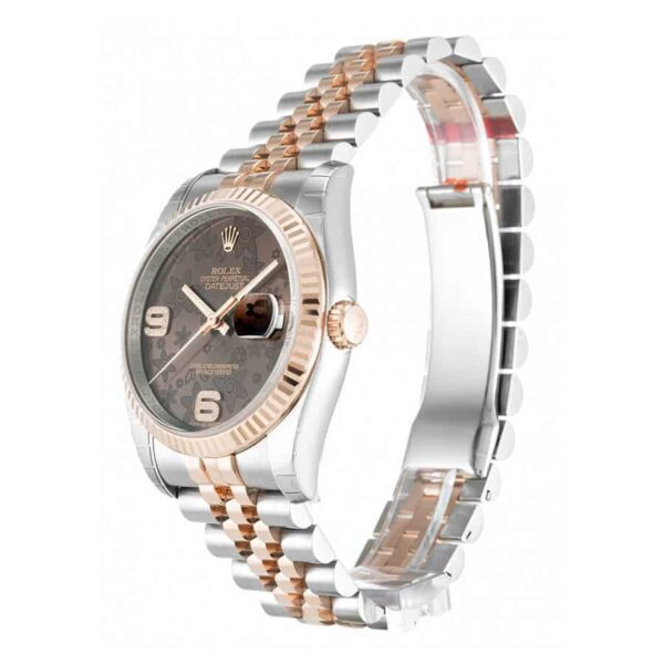Rolex Datejust 116231-0105 Chocolate Floral Dial