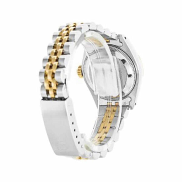 Rolex Datejust Yellow Gold Steel Diamond Dial Ladies 69173 Jubilee