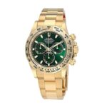 Rolex Cosmograph Daytona Oyster Yellow Gold Green Dial 116508-0013