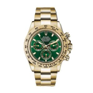 Rolex Cosmograph Daytona Oyster Yellow Gold Green Dial 116508-0013