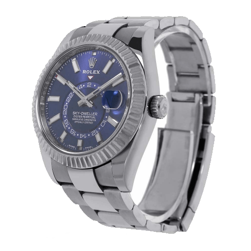 Rolex Sky-Dweller Blue Dial Stainless Steel 326934-0003 Oyster
