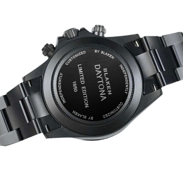 Rolex Blaken Daytona Date Black Dial 116520