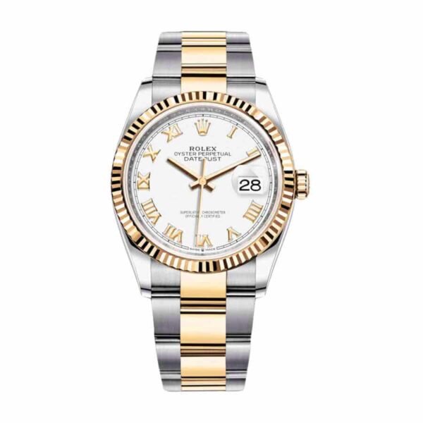 Rolex Datejust White Roman