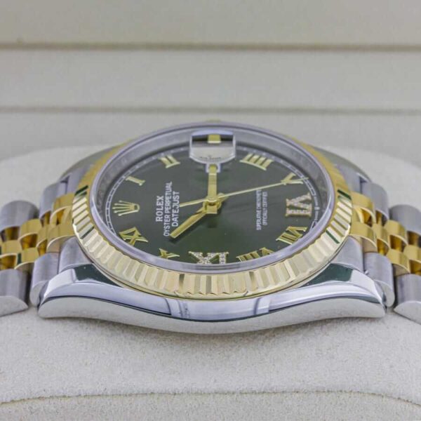 Rolex Datejust 126283RBR Green Roman Dial
