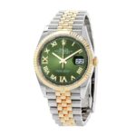 Rolex Datejust 126283RBR Green Roman Dial