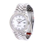 Rolex Datejust 36 126284RBR-0018 White Roman Dial Jubilee