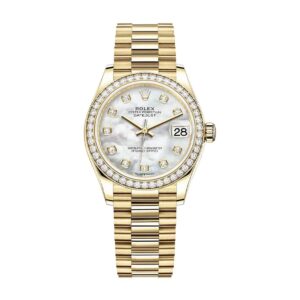 Rolex Datejust 178288 Gold Mother Of Pearl Dial