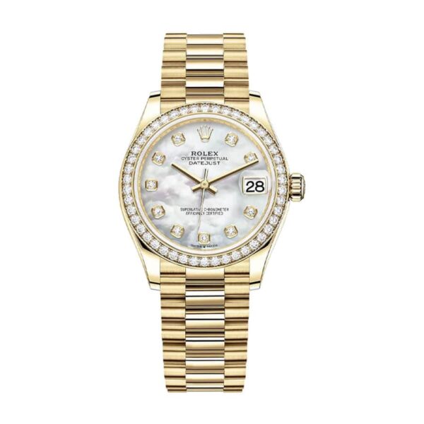 Rolex Datejust 178288 Gold Mother Of Pearl Dial