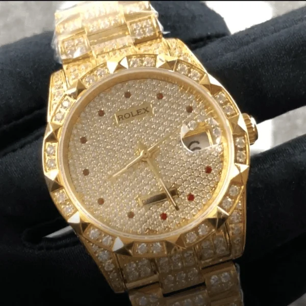 Rolex Gold Full Diamond Replica