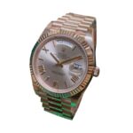 Rolex Day-Date 228235 AR Rose Gold Wrapped Rhodium Dial