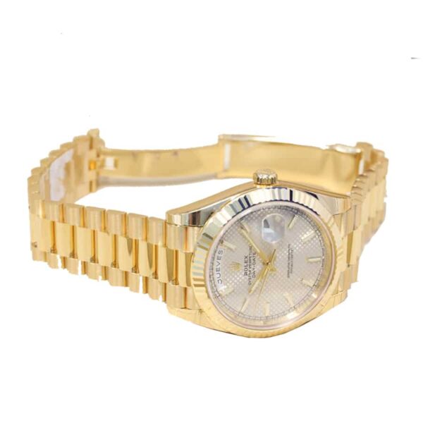 Rolex Diogonal Silver