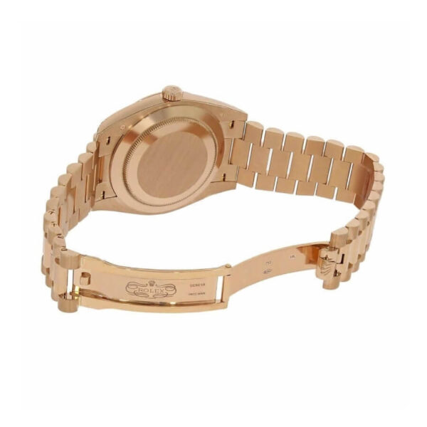 Rolex Day-Date Rose Gold President Green Roman Dial 228235
