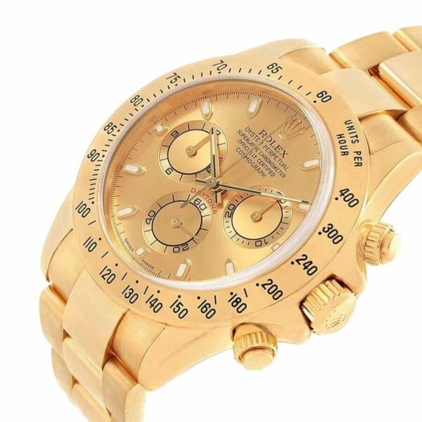 Rolex Daytona Cosmograph Yellow Gold Dial 116528 Oyster