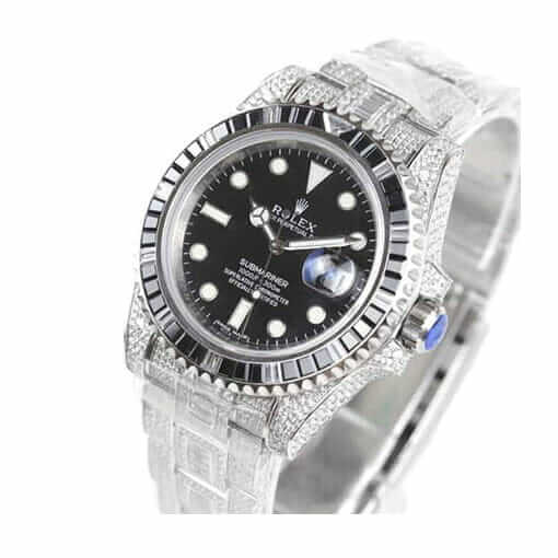 Rolex Submariner 116610LN-97200 Iced Out Watch