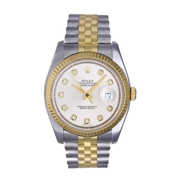 Rolex Datejust 16233 Steel Gold Mother of Pearl
