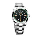 Rolex Milgauss Black Dial Green Crystal M116400GV-0001 Oyster