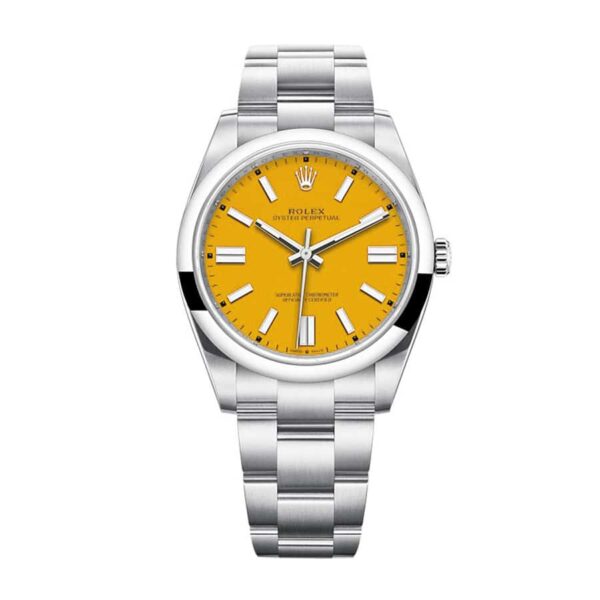 Rolex Oyster Perpetual Orange Dial 124300-0004