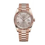 Rolex Day-Date 228235 AR Rose Gold Wrapped Rhodium Dial