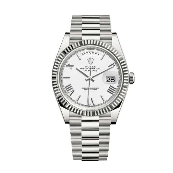 Rolex Day-Date II 218239 Grey Roman Dial