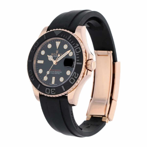 Rolex Yacht-Master 40 116655 SATS Rose Gold Automatic Rubber Black Dial