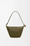 Mini Hammock hobo in classic calfskin Dark Khaki Green