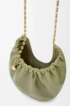 Medium Squeeze bag in mellow nappa lambskin Eucalyptus Green