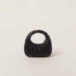 Wander Matelassé Mini Hobo Bag black
