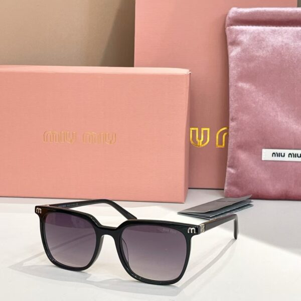 Miu Miu Iconic Square Frame Sunglasses – Luxury Acetate Collection