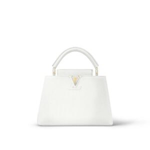 LOUIS VUITTON Capucines BB  Capucines Detachable  Shoulder Bag & Crossbody Bag for Women, White