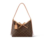 LOUIS VUITTON Carryall PM Classic Monogram All-Over Print Shopping Bag  Convertible Handbag, Shoulder Bag, Tote Bag, Small, Women's, Brown