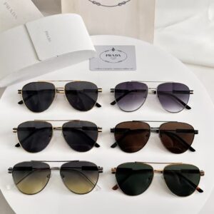 Prada Pilot Sunglasses – Premium Metal Frame with UV Protection