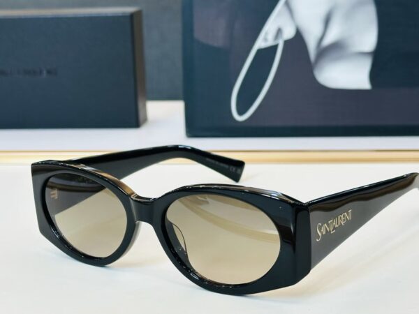 Saint Laurent Retro Oval Sunglasses