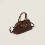Aventure Nappa Large Leather Handbag Shrubby Oak Color