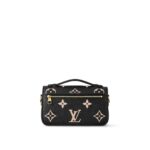 LOUIS VUITTON Pochette Metis EW Women's Small Messenger Bag, Black