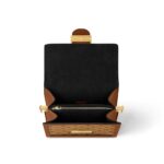 LOUIS VUITTON Dauphine MM Chain Monogram Coated Canvas with Leather Trim Dauphine Tote Bag, Medium, Women's, Brown