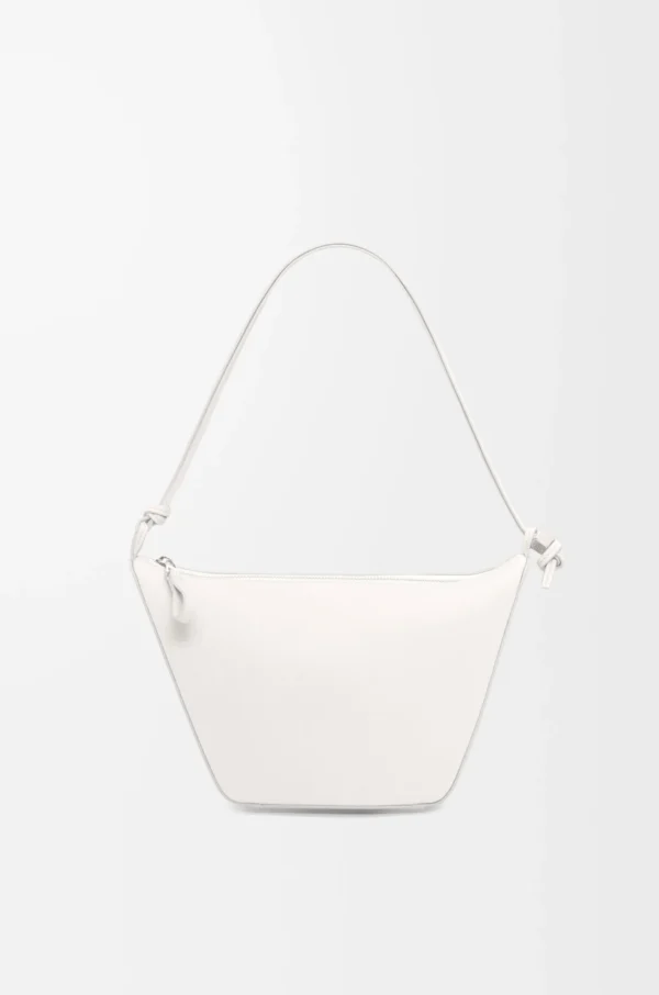 Mini Hammock hobo in classic calfskin Soft White