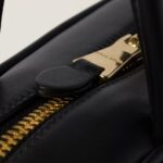 Beau Leather Handbag black color