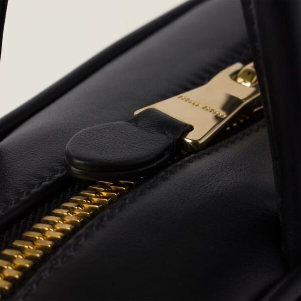 Beau Leather Handbag black color
