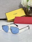 Fendi Aviator Sunglasses for Men & Women – Luxury Metal Frame UV400 Protection Designer Shades