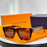 Signature Square Frame Sunglasses with Contrast Temples