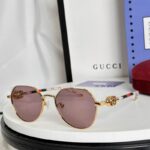 Luxury Round Metal Sunglasses – Retro Designer