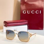 Gucdi Vintage Square Gradient Sunglasses