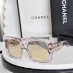 Chanel Oversized Square Frame Sunglasses – Bold Double CC Statement