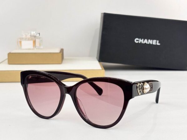 Chanel Romantic Cat Eye Statement Sunglasses