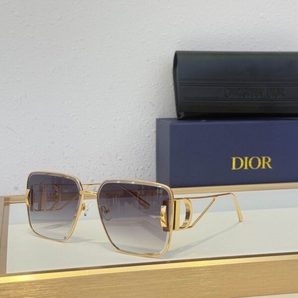 Dior CD Signature Square Metal Sunglasses