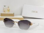 Dior Minimalist Rimless Sunglasses – CD Metal Accent Series