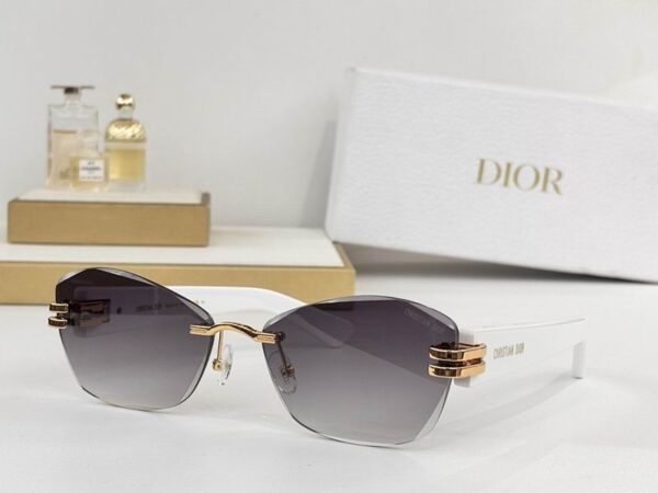 Dior Minimalist Rimless Sunglasses – CD Metal Accent Series